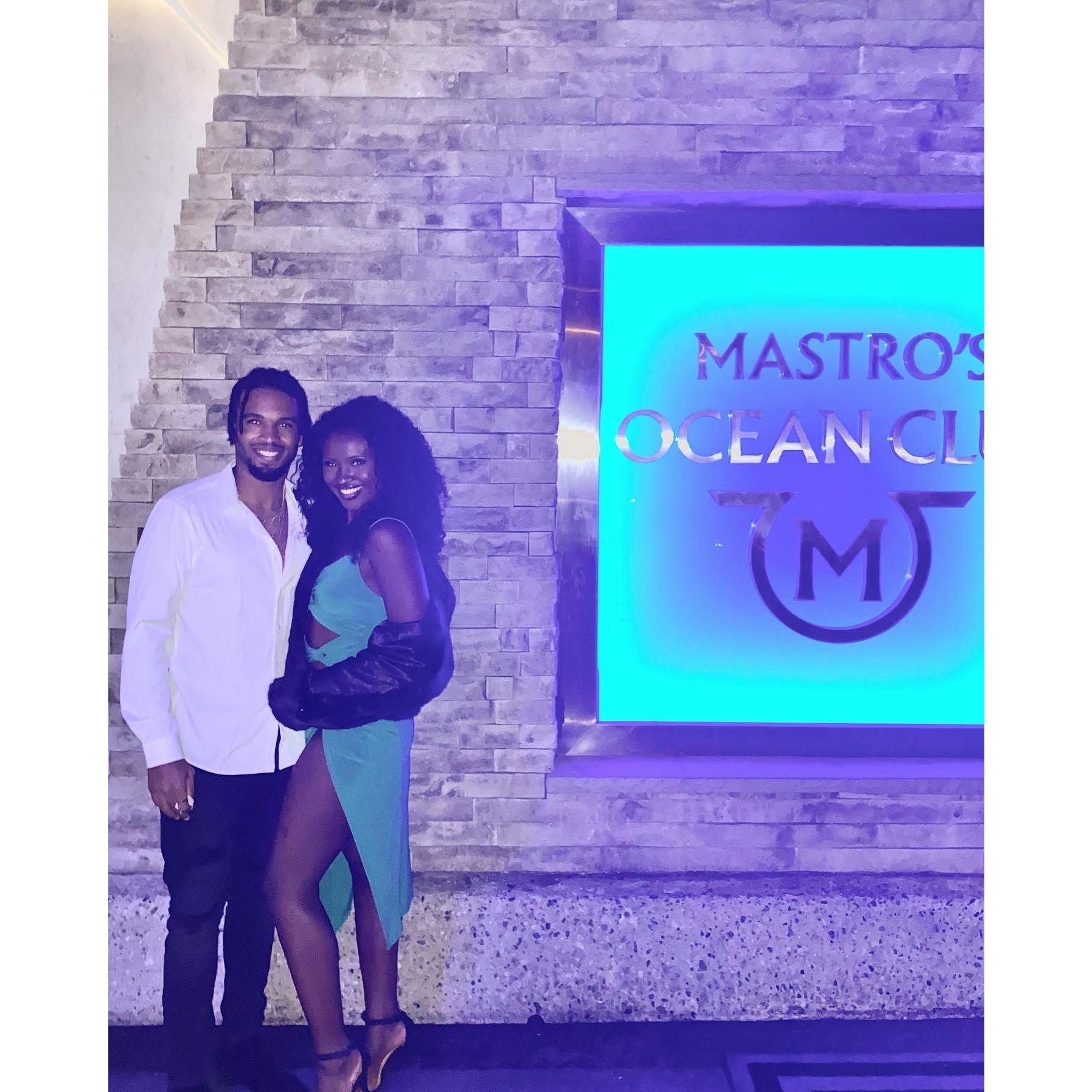Nia's surprise birthday dinner at Mastro's Steakhouse in Malibu