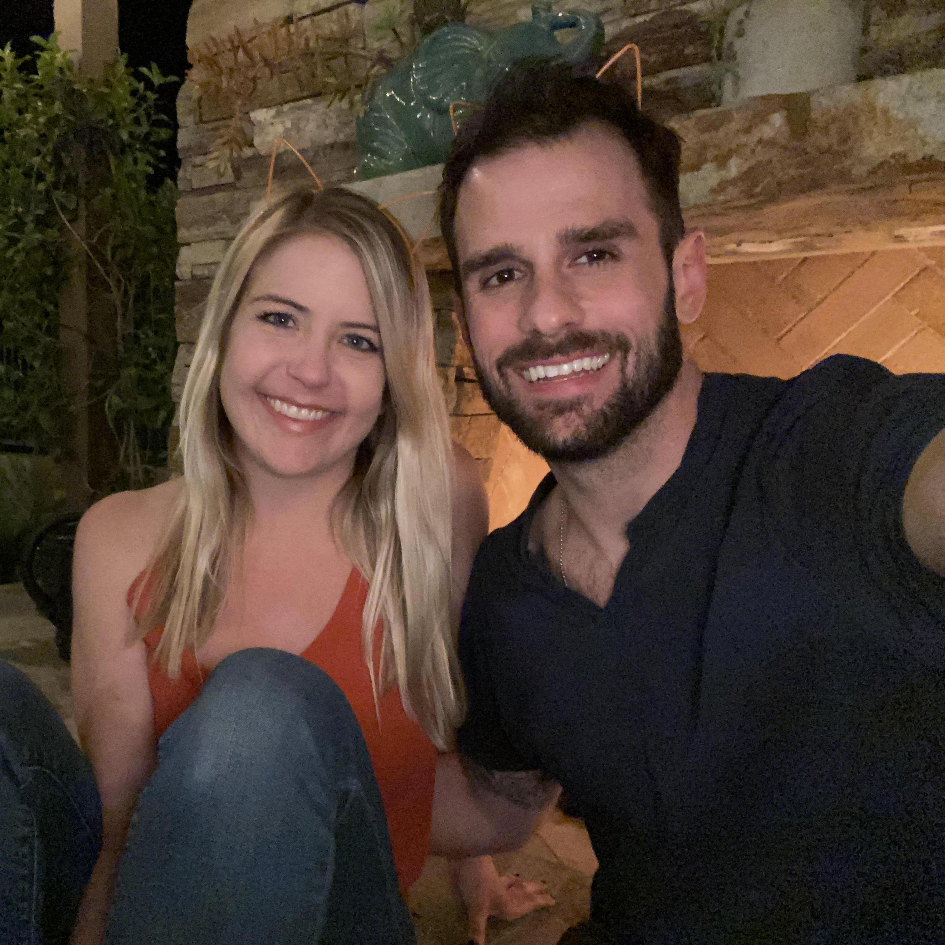 Our first photo together