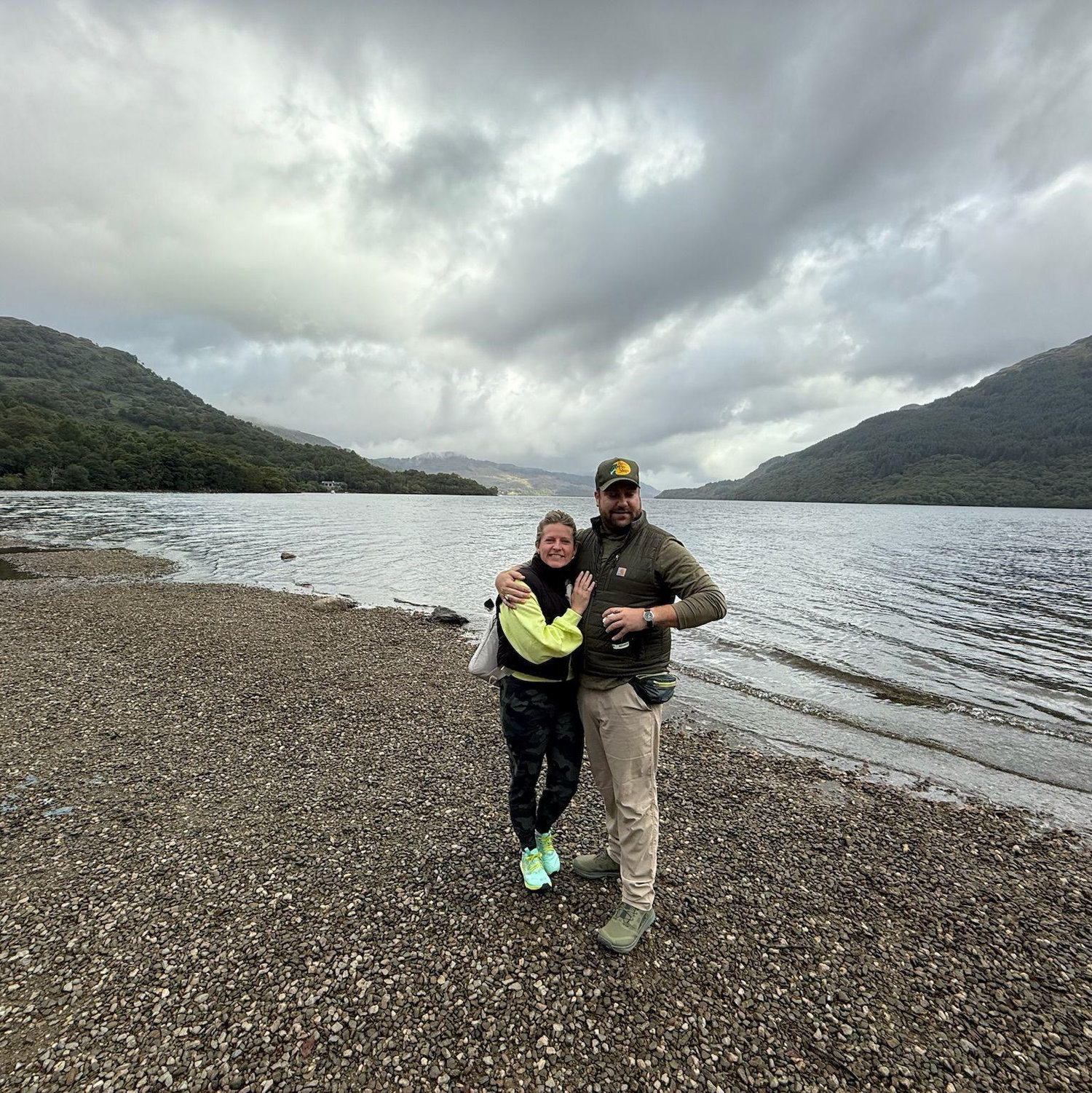 At The "Firkin Point" in Scotland