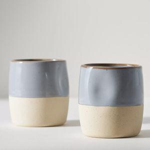 Glazed Garage Cliffs Stoneware, Set of 2, Mugs
