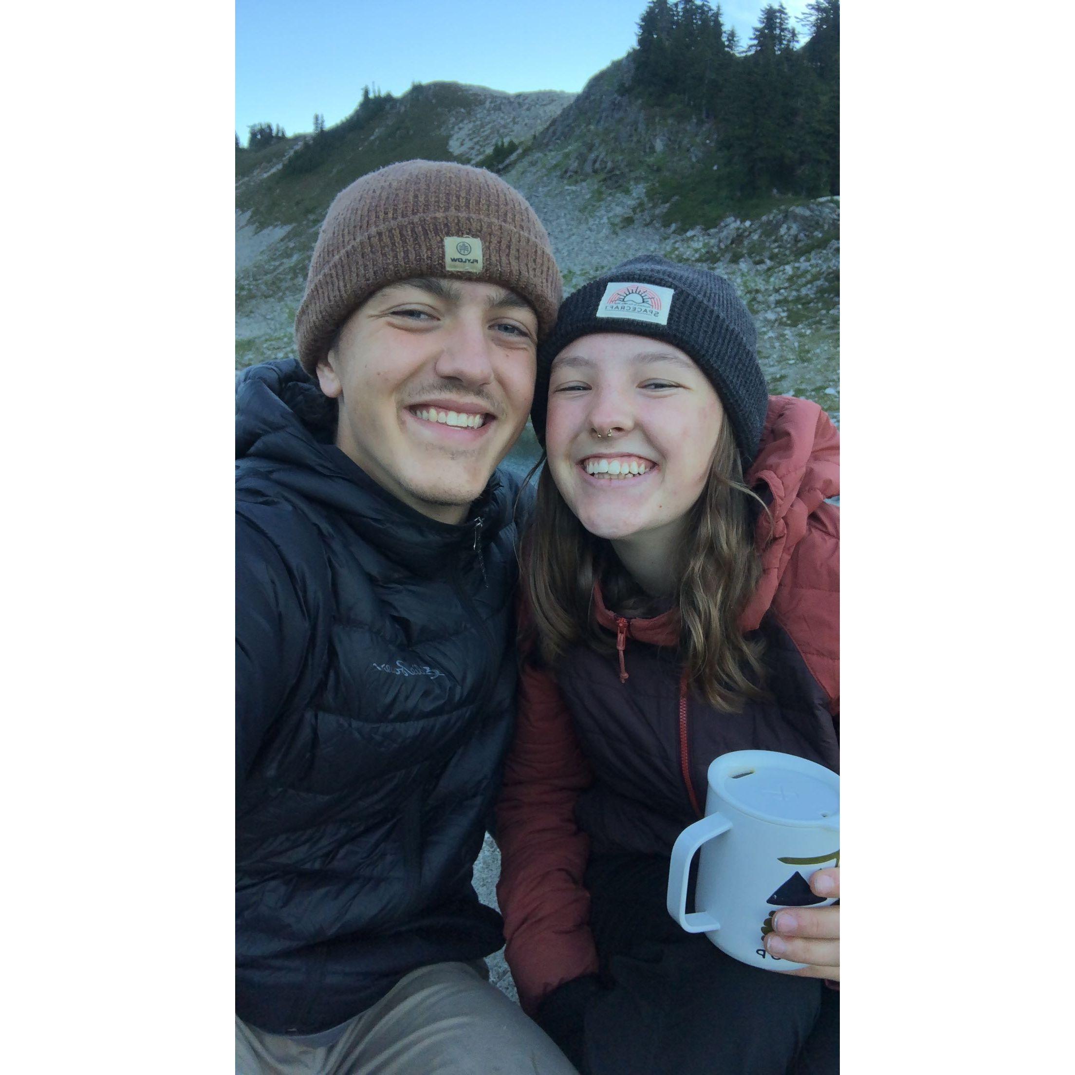 Annual backpacking trip. This one was Lake Ann in 2020.