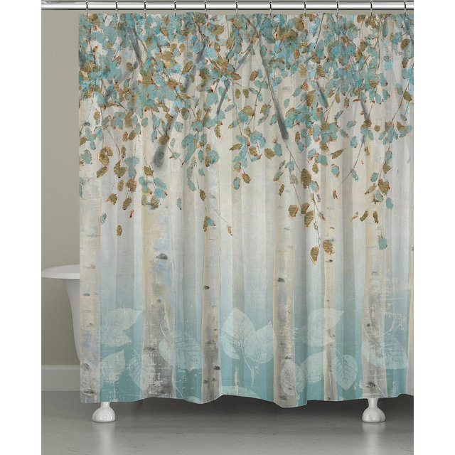 Laural Home Dream Forest Shower Curtain, 71" x 72"