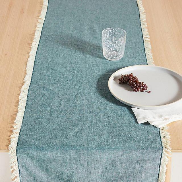 Jolene Table Runner in Teal from Anthropologie