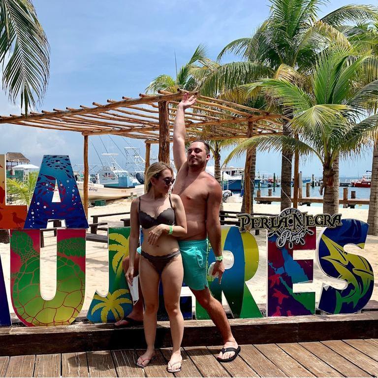 We traveled to Mexico after not seeing each other for 5 months because of the pandemic.
