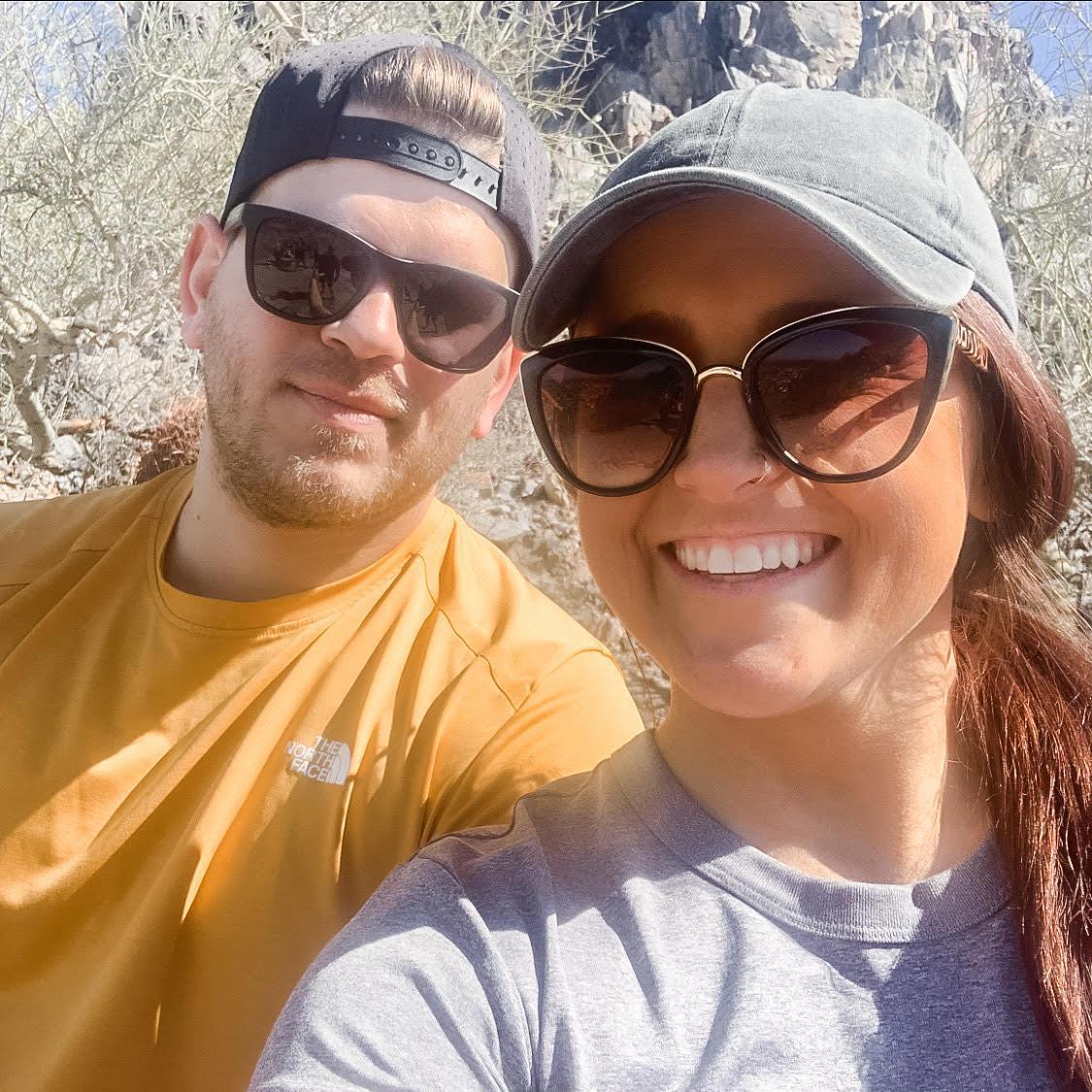 The hike that lasted foreverrrr while out visiting Brooke & Mike in Arizona! It. Was. HOT.