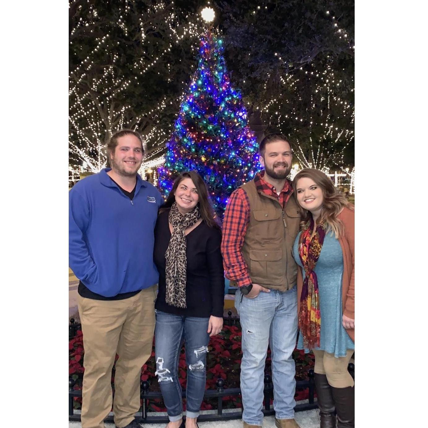 This was the first time Caleb met my best friend Kayla (he was very nervous) we met in st Augustine for nights of lights
