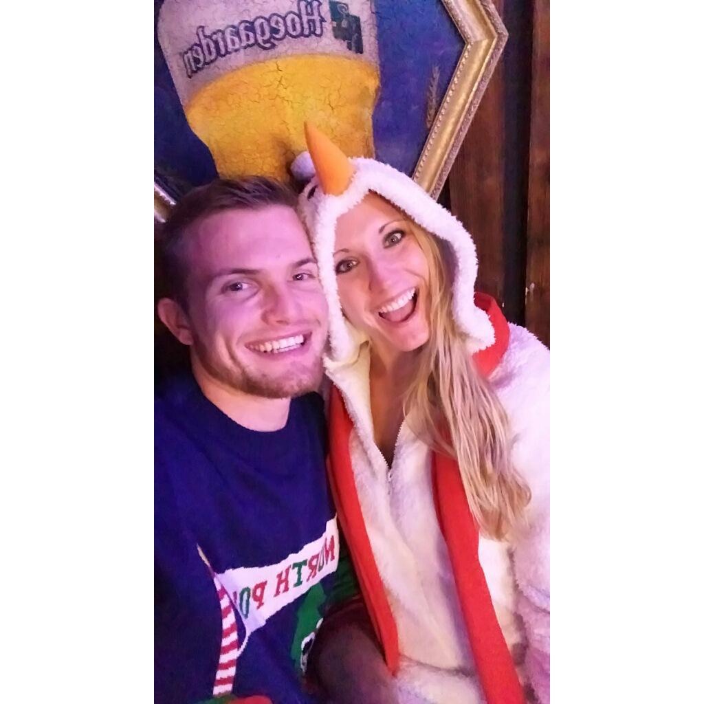 Our second date & first picture together