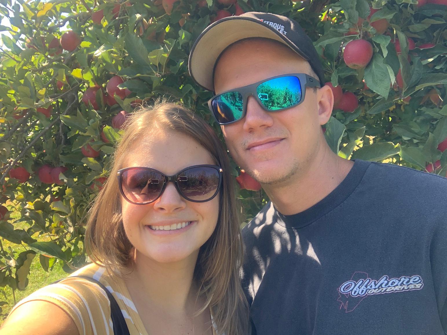 First time apple picking