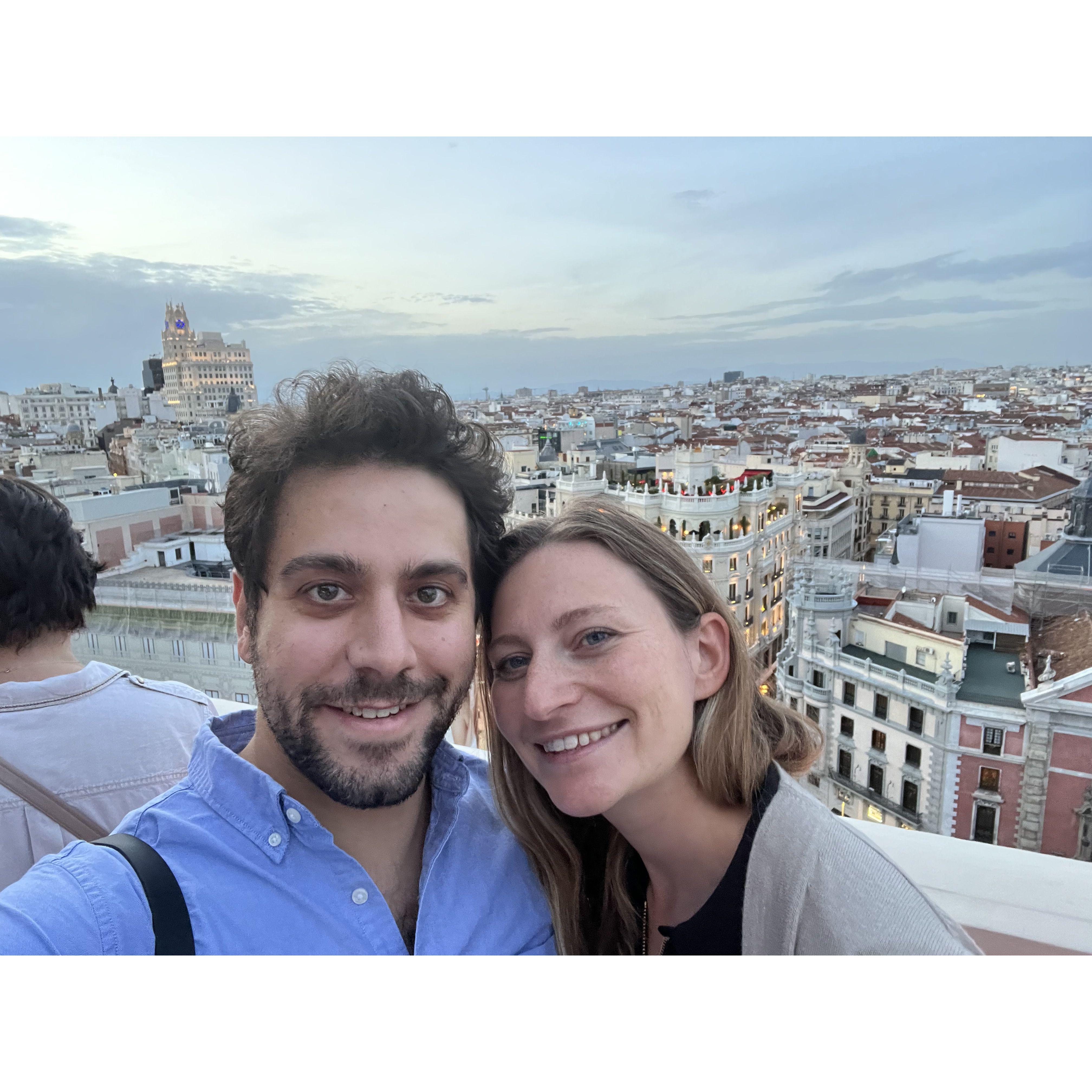 Madrid! Our first overseas vacation together!