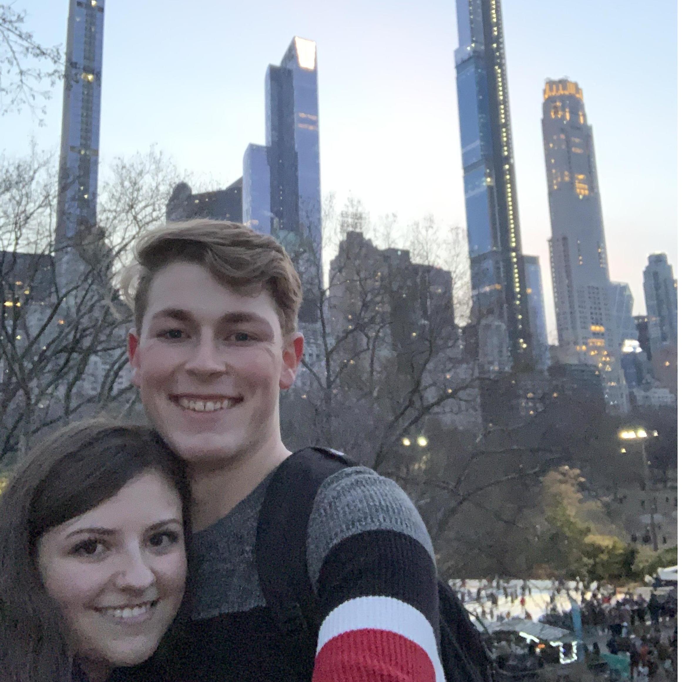 Central Park in New York City December 2019.