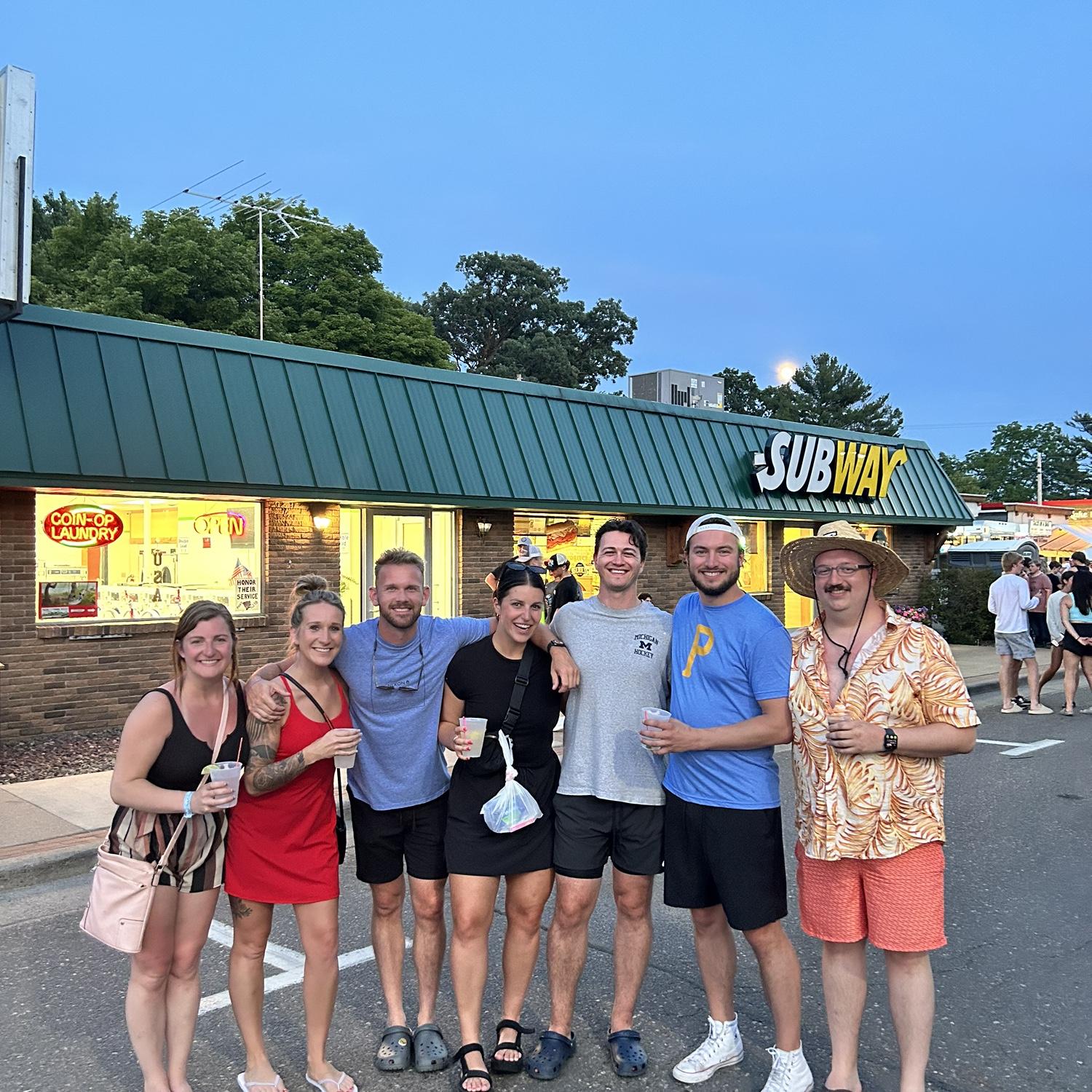 Our crew is not sponsored by Subway.
