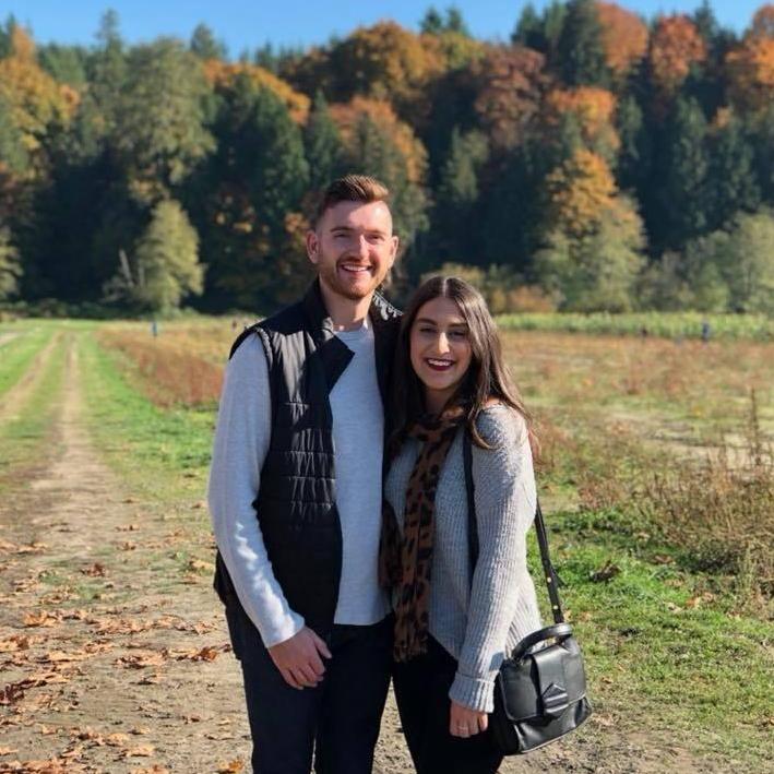 A trip to the pumpkin patch on my 23rd birthday!! We used the mini pumpkin slingshots, went through a corn maze and we were way too excited to get a photo in portrait mode on Josh's new phone.