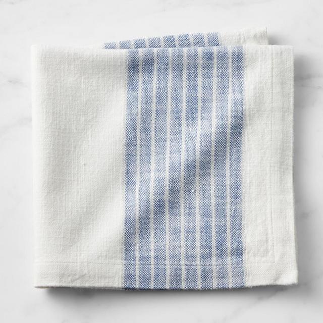 Cyprus Stripe Napkins, Set of 4, Blue