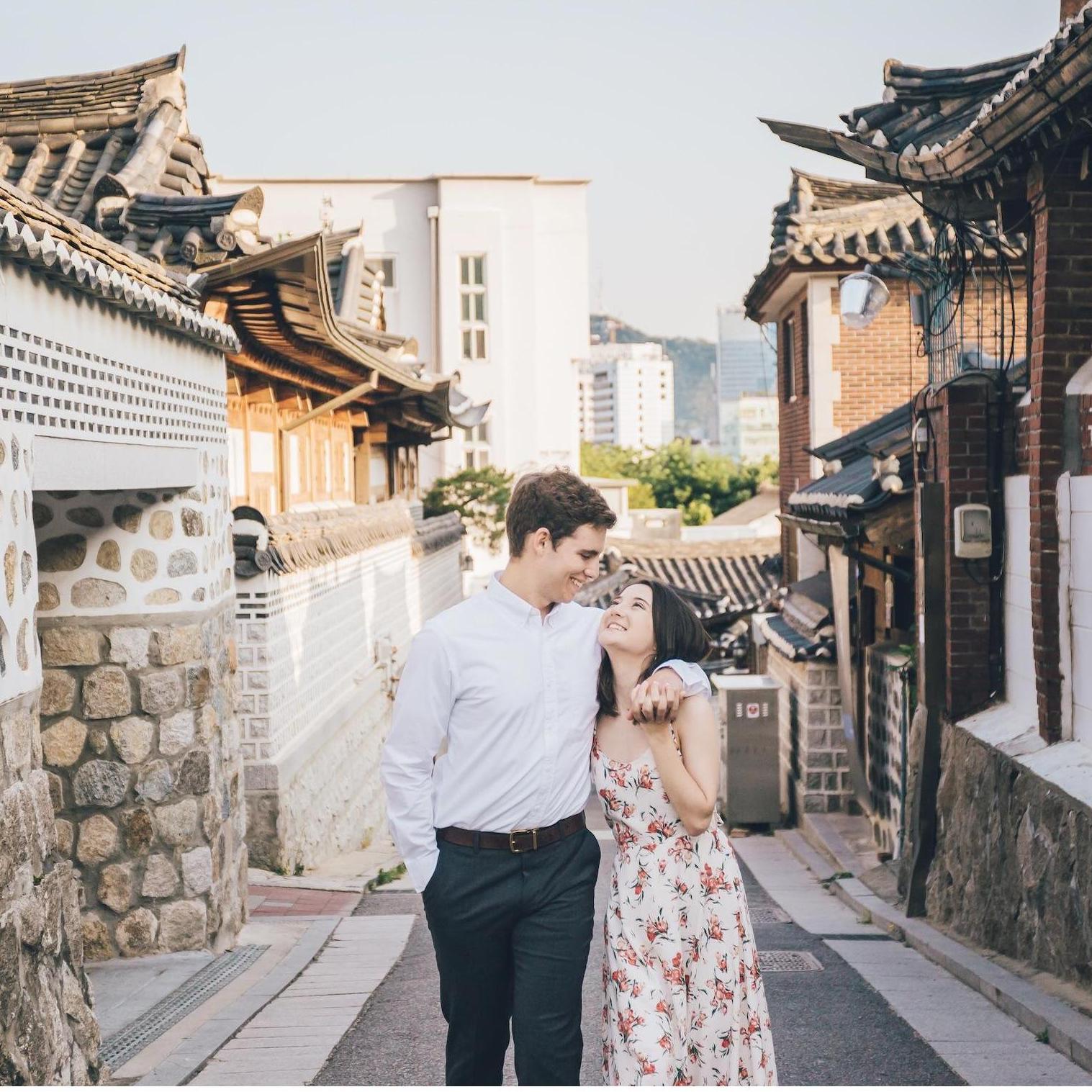 Our engagement pictures in Seoul during our last visit!