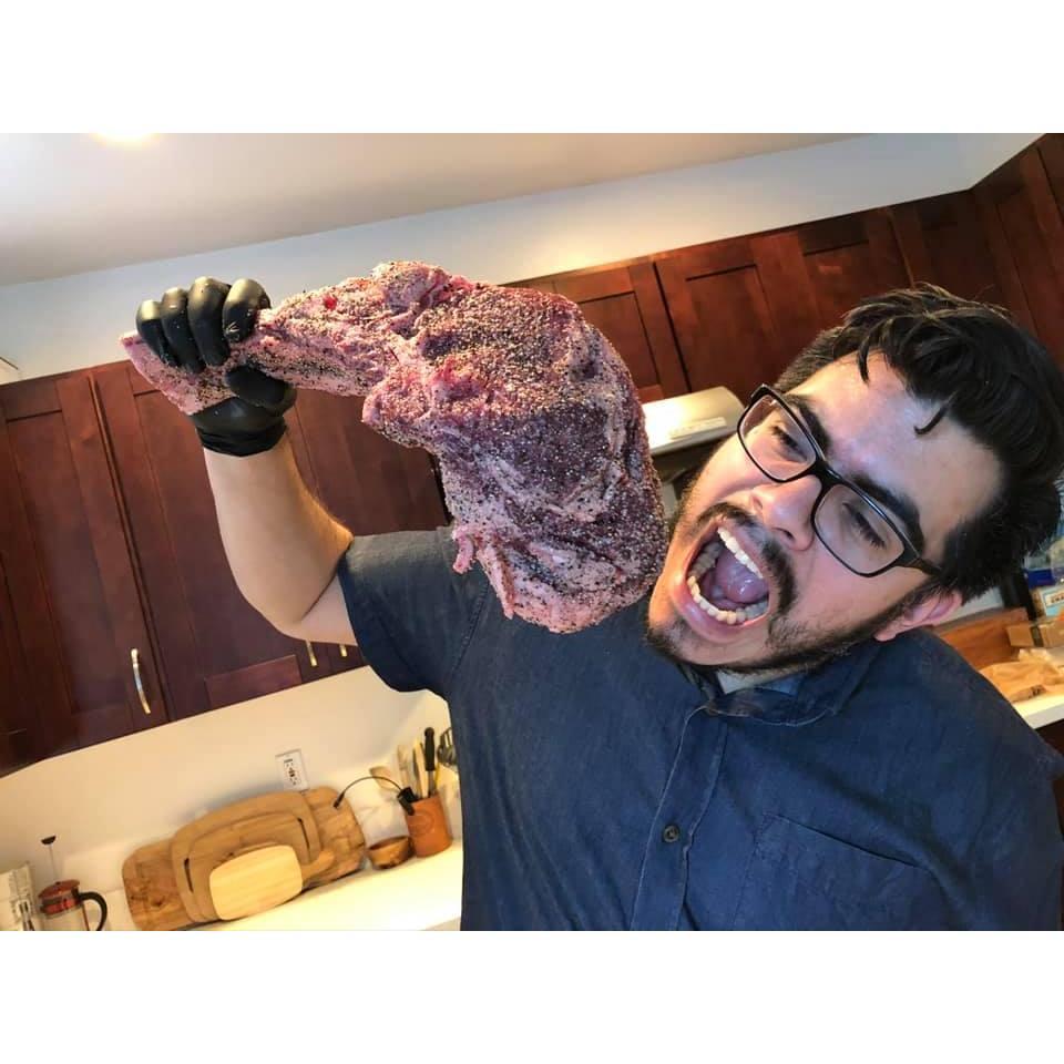 The time Ruben cooked the perfect tomahawk steak.