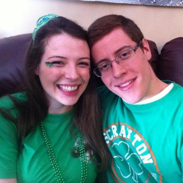 Our first photo together - Parade Day 2013