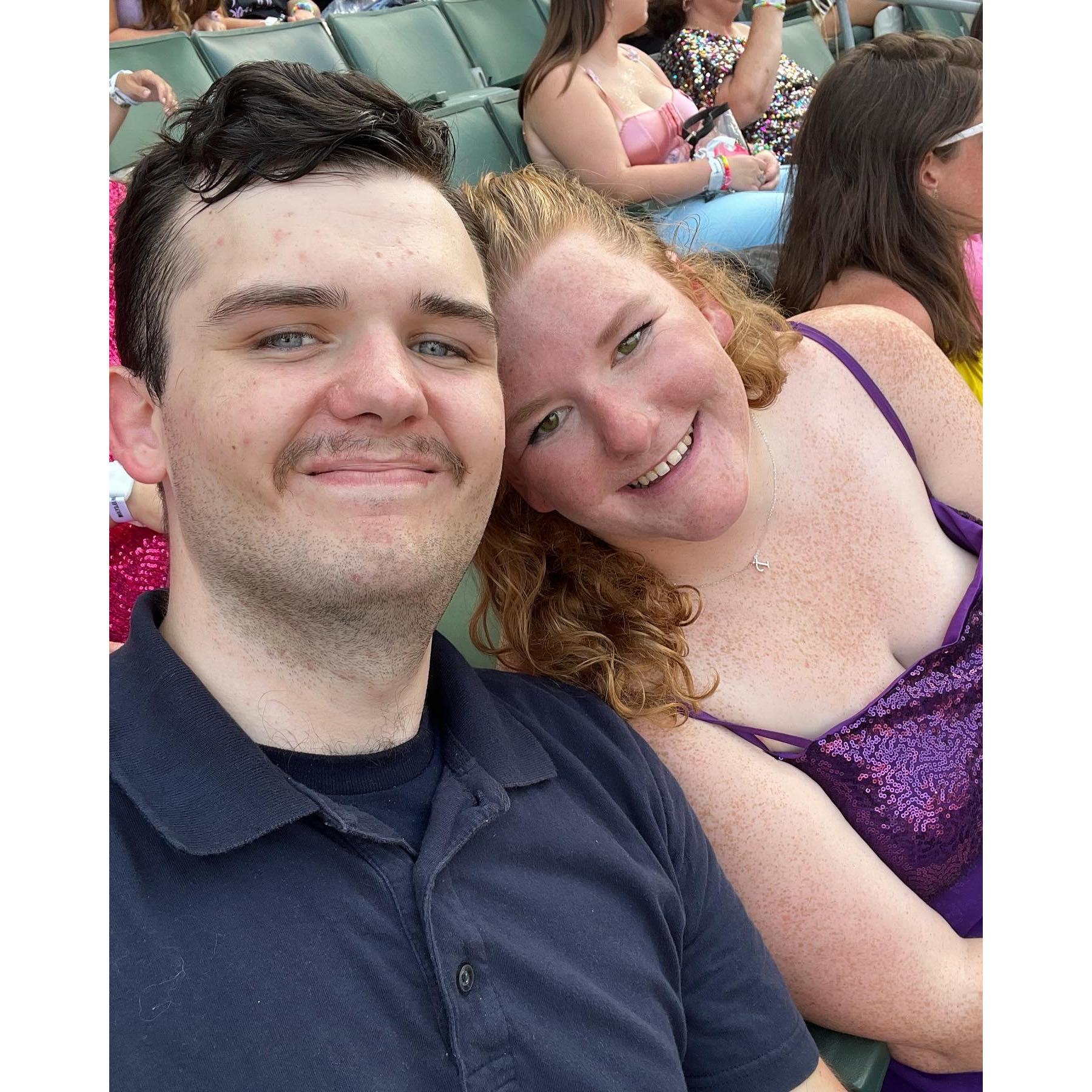 Dragged Tyler to The Eras Tour