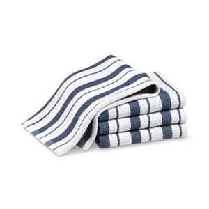 Williams Sonoma Classic Striped Dishcloths, Bright Blue