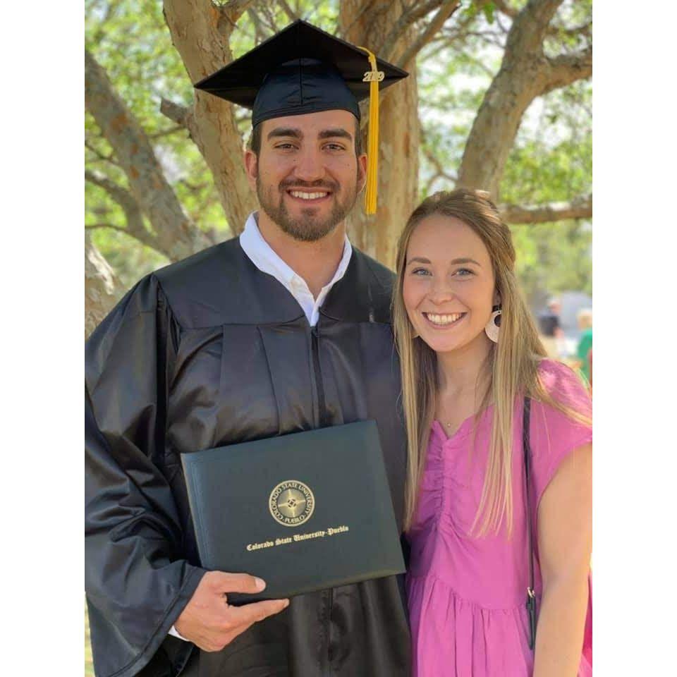 May 2019 - Garrett's "Graduation"  Garrett graduated in December of 2018 and we attended the ceremony in Spring of 2019 together!