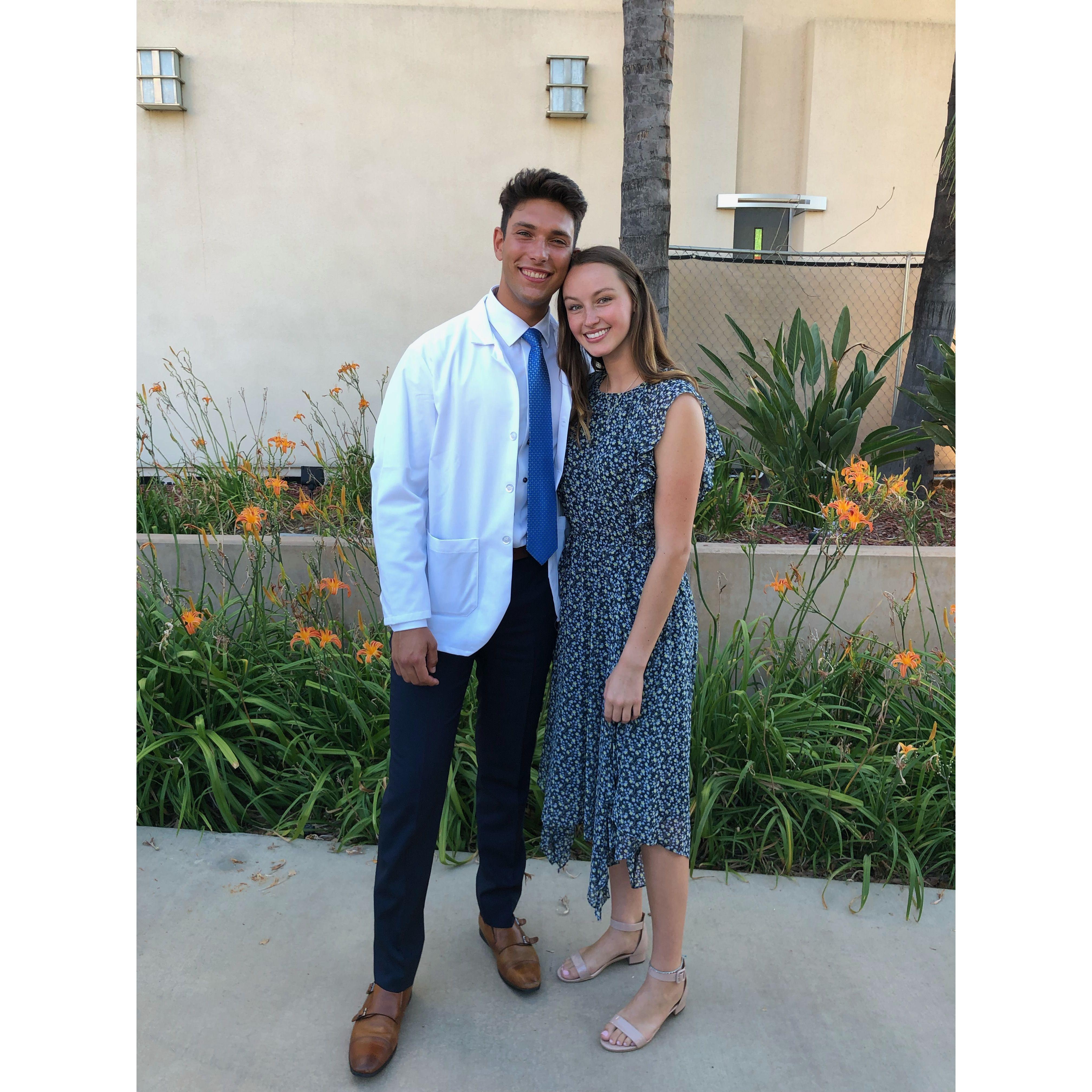 August 2019; Matthew's Medical School White Coat Ceremony