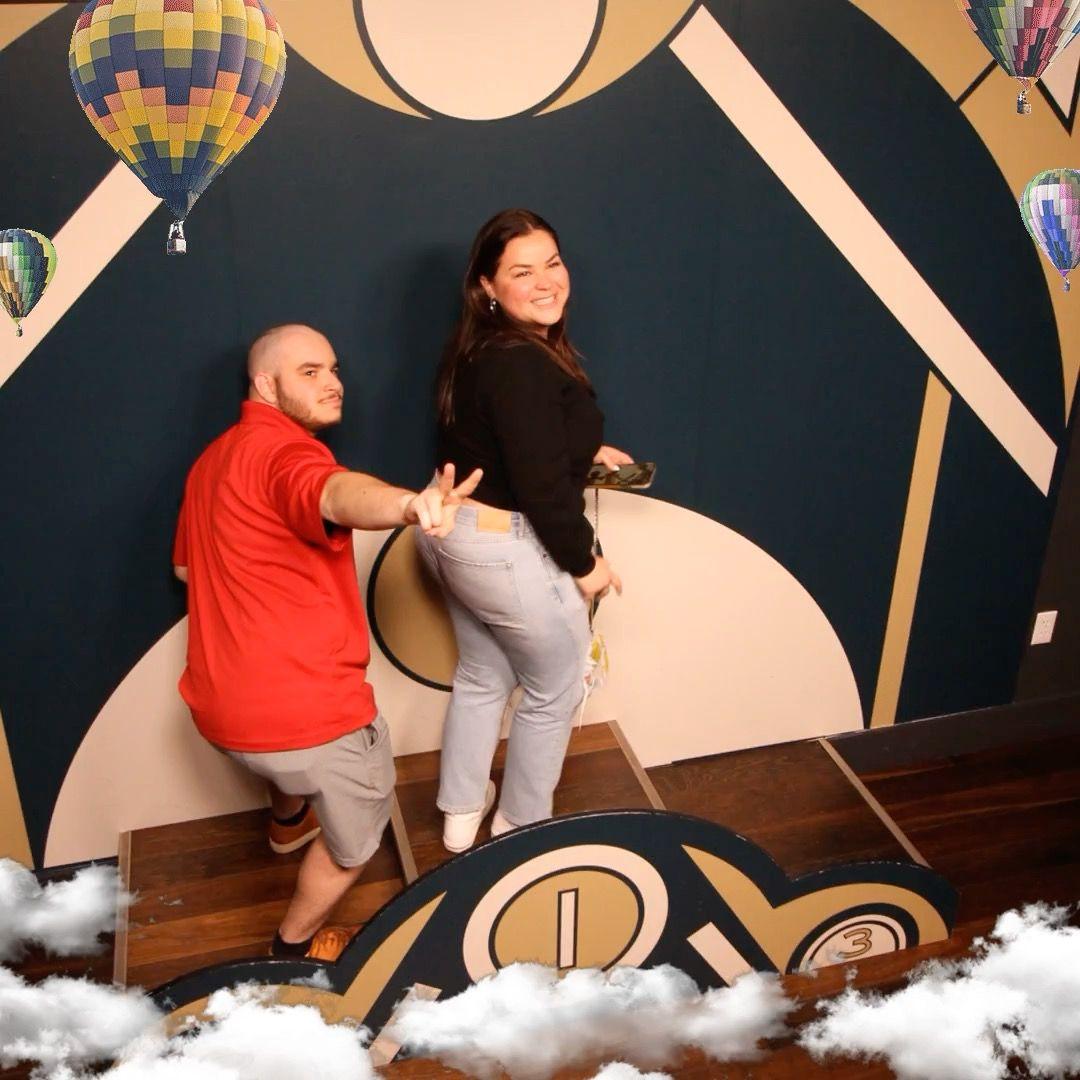 More pictures from our third date at Swingers