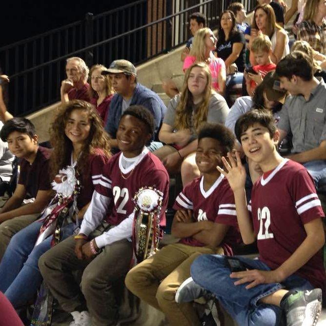 You could find us at plenty of football games when Devin wasn't playing