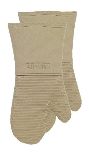 All-Clad Textiles PAC2SOM78 Oven Mitt, 2 Pack, Cappuccino