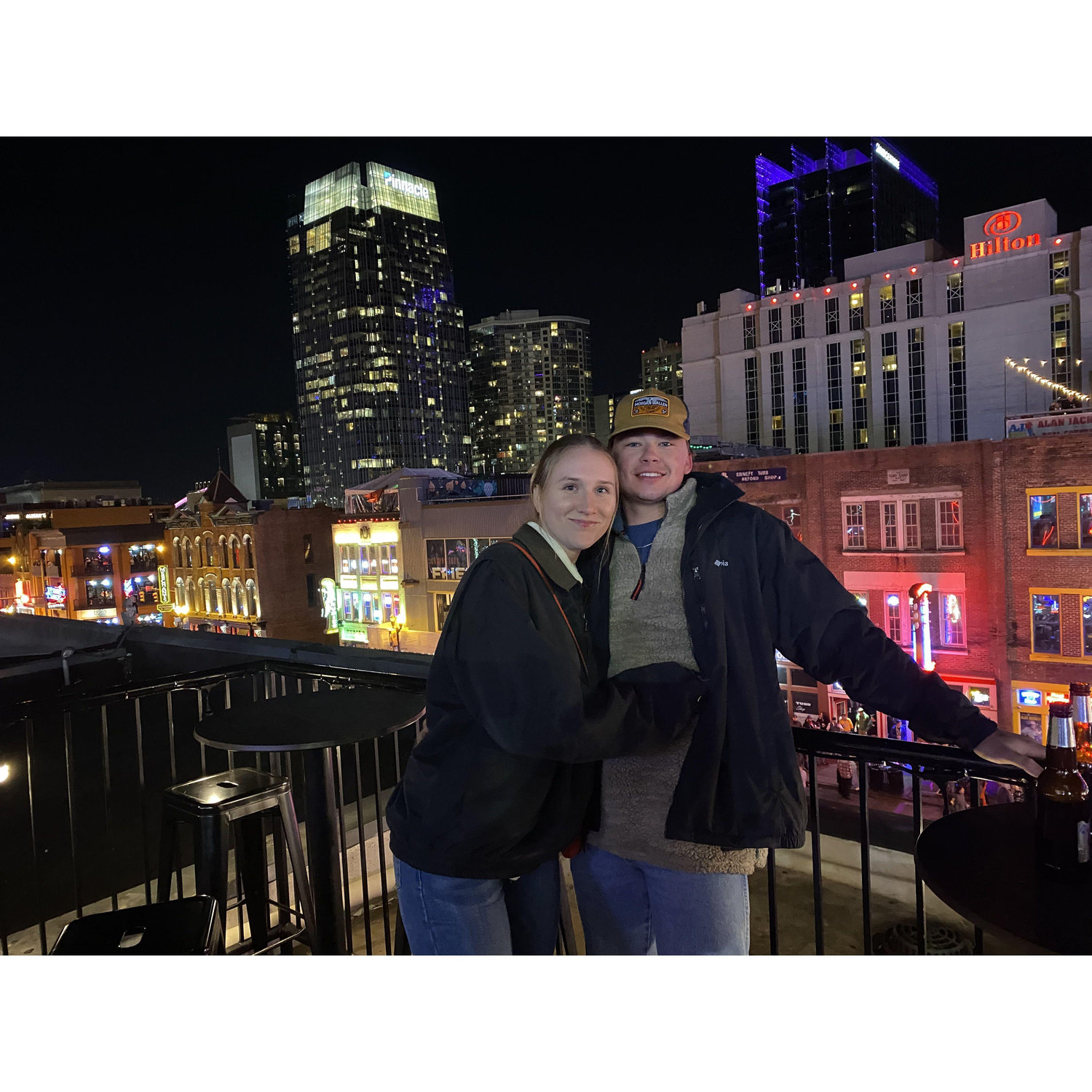 Rooftop views in Nashville, TN