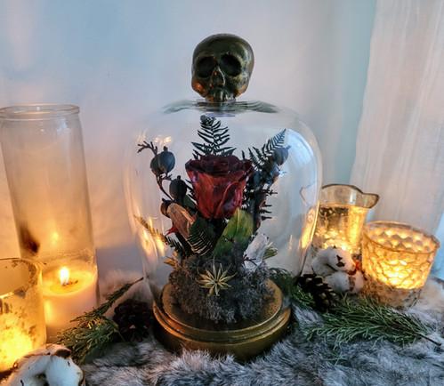 Belle Skull Cloche