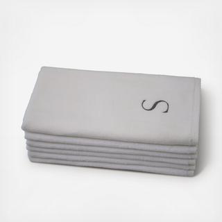 Monogram Hand Towel, Set of 6