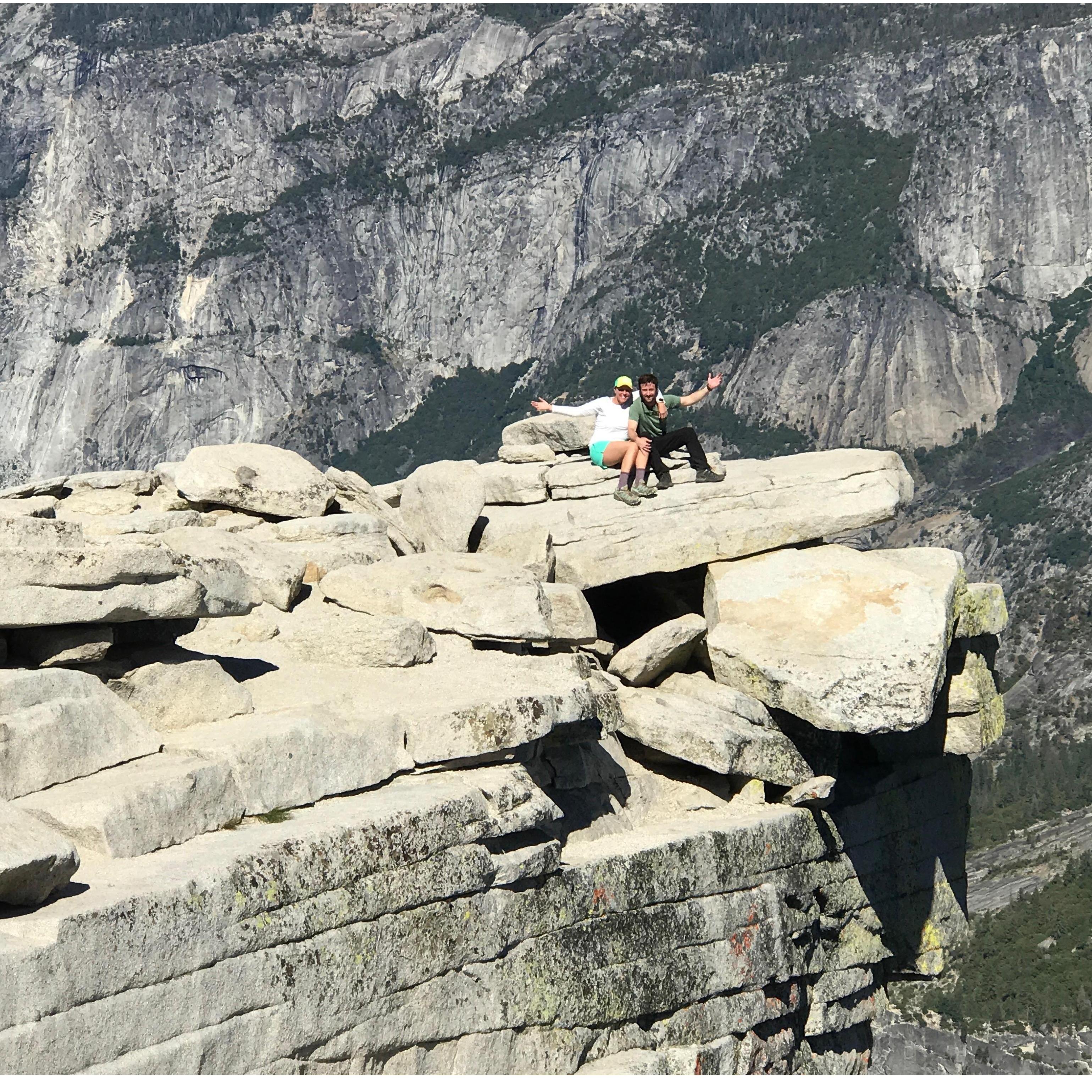 On top of Half Dome, Yosemite - June, 27, 2017