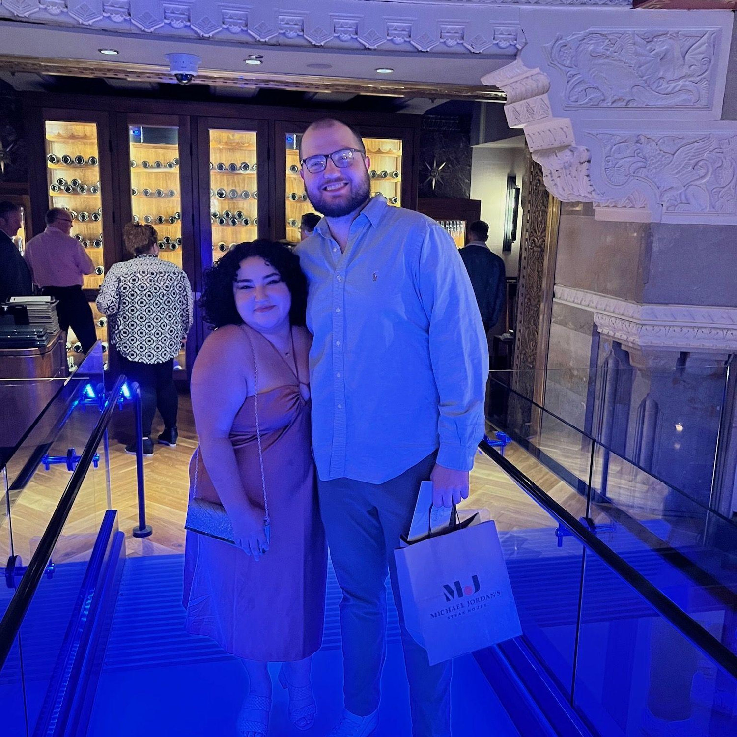 Ryan's 27th birthday , first time going to the Michael Jordan Steakhouse