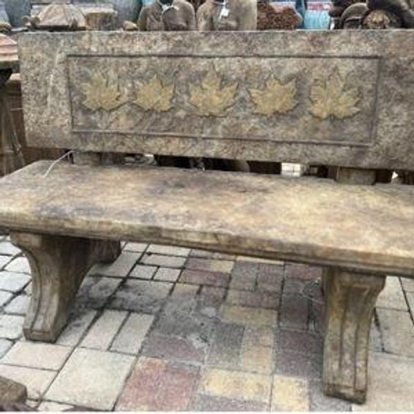 Custom river view bench