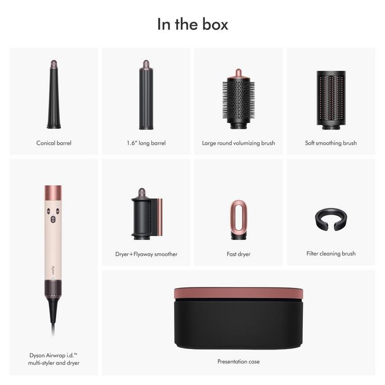 dyson airwrap スタイラー　セット Dyson, AirWrap Multi-Styler Straight+Wavy Diffuser | Zola