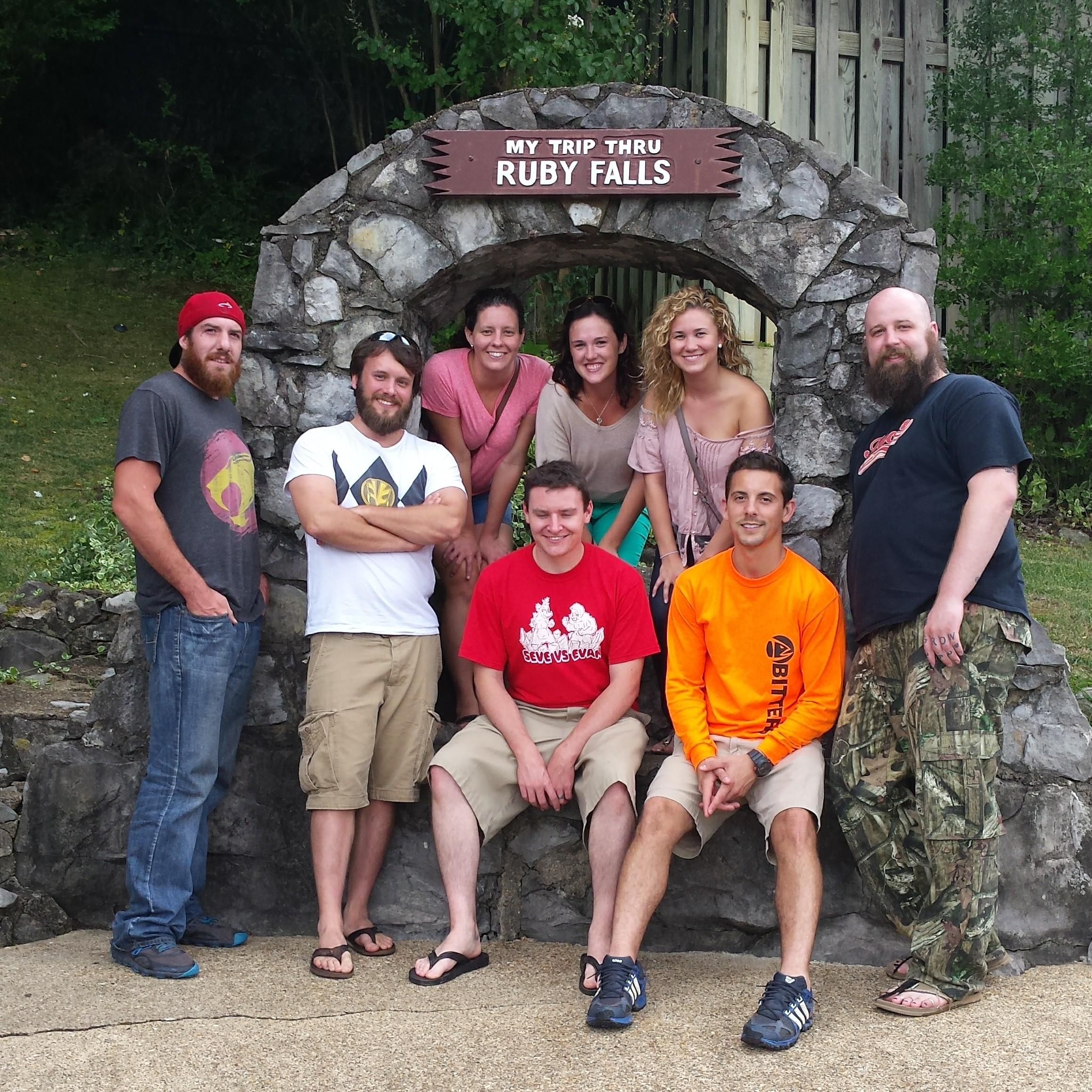 Our first trip together - Spelunking in Chatanooga