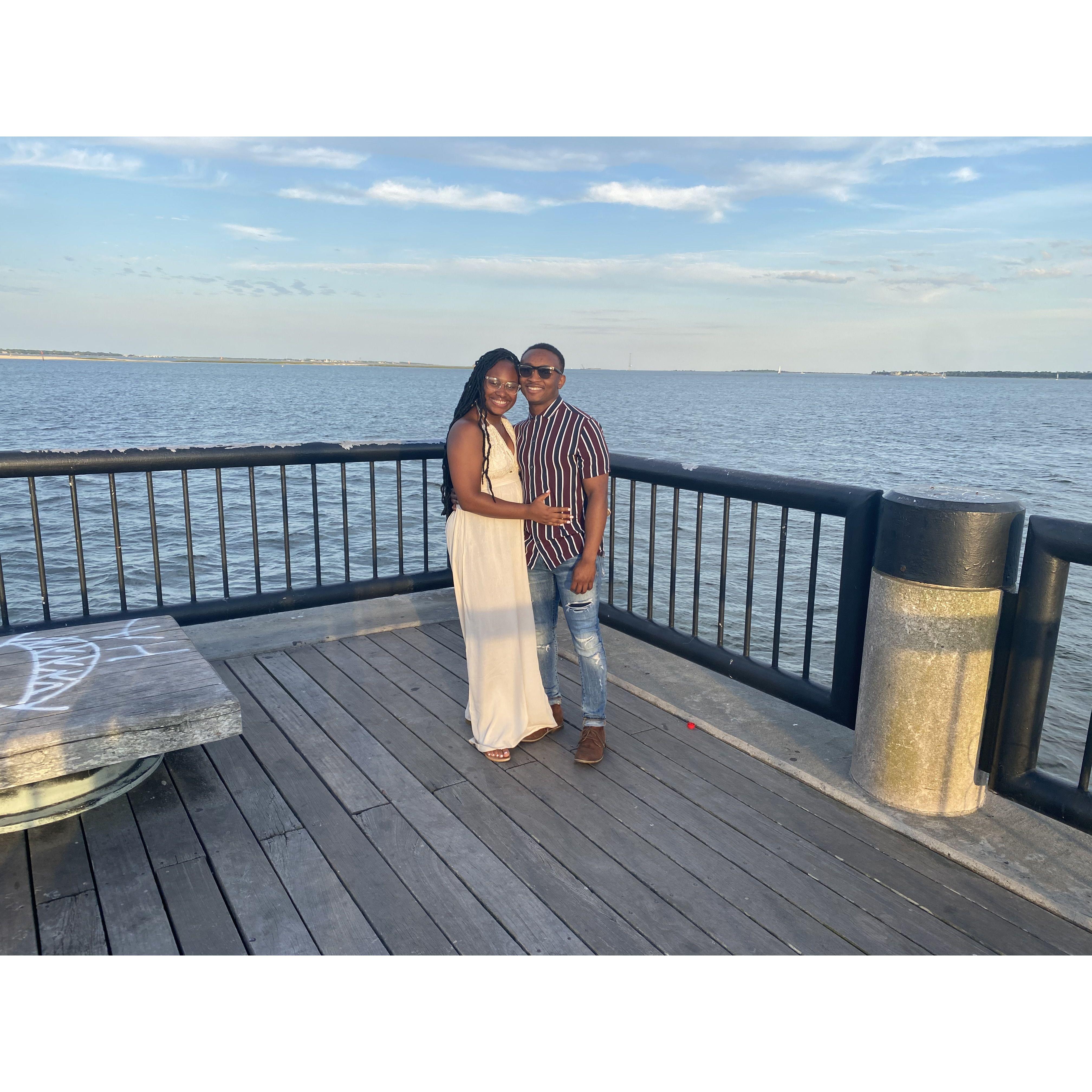 Our last photo together before a long 7 months of deployment!