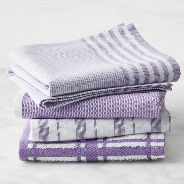 Williams Sonoma Multi-Pack Absorbent Towels, Set of 4, Drizzle