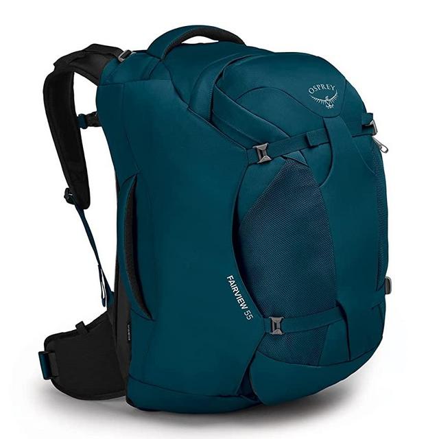 Osprey Fairview 55 Women's Travel Backpack, Night Jungle Blue
