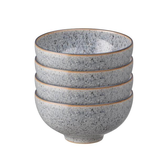 Denby Studio Craft Grey 4 Piece Rice Bowl Set