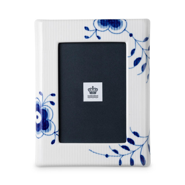 Royal Copenhagen Blue Fluted Mega Picture Frame, 4" x 6"
