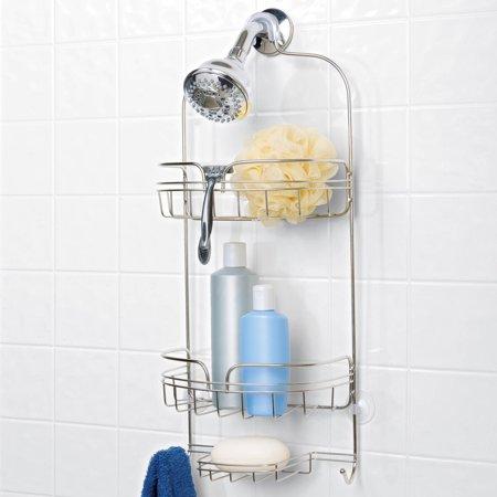 Large Shower Caddy, Stainless Steel