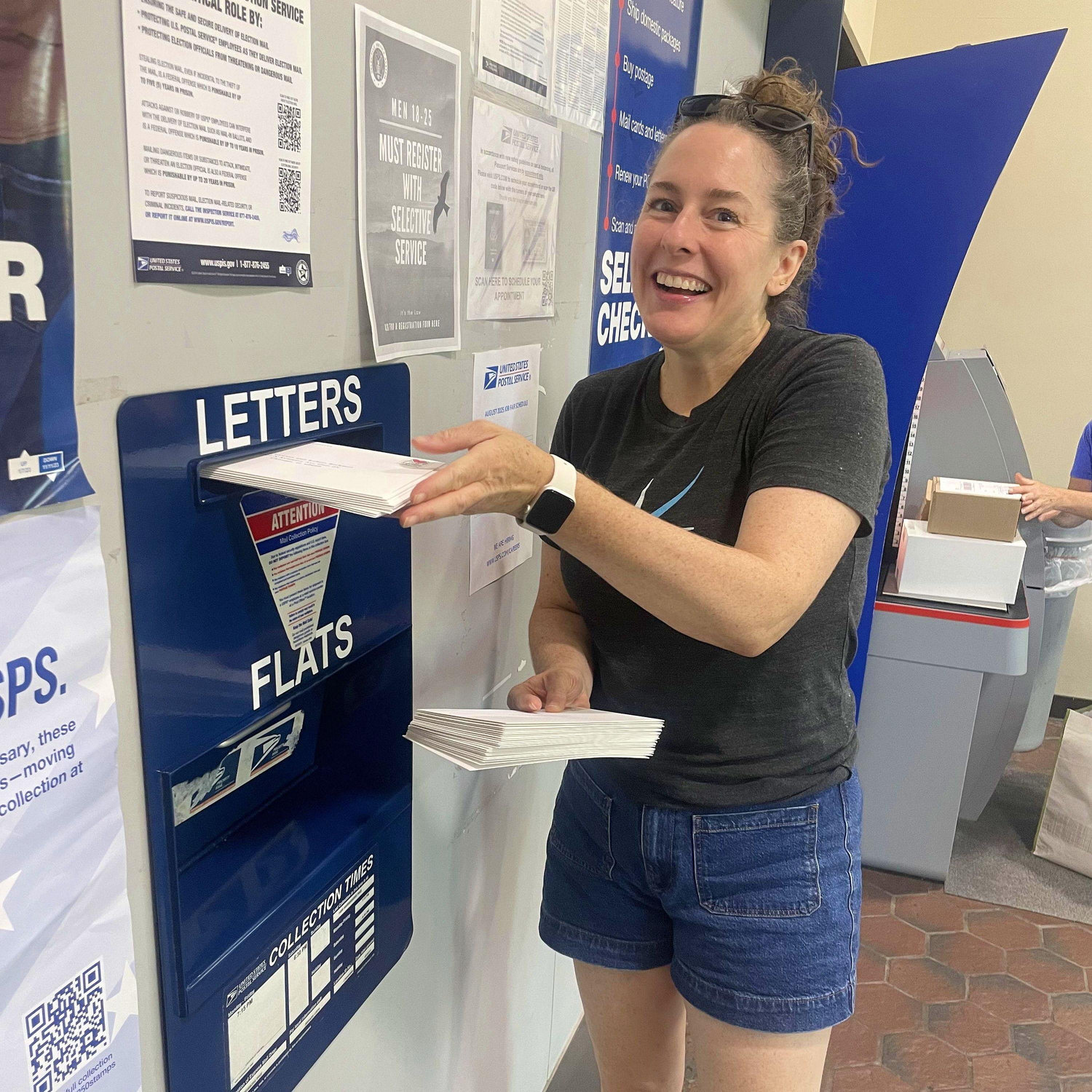 Mailing the invitations!