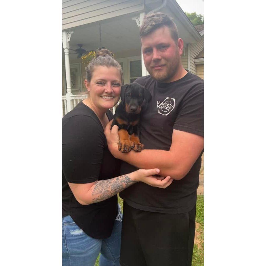 We got our baby Dozer in the summer of 2024!