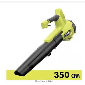 RYOBI ONE+ 18V 100 MPH 350 CFM Cordless Battery Variable-Speed Jet Fan Leaf Blower (Tool Only)