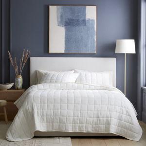 Quince Organic Airy Gauze Box Quilt in Ivory