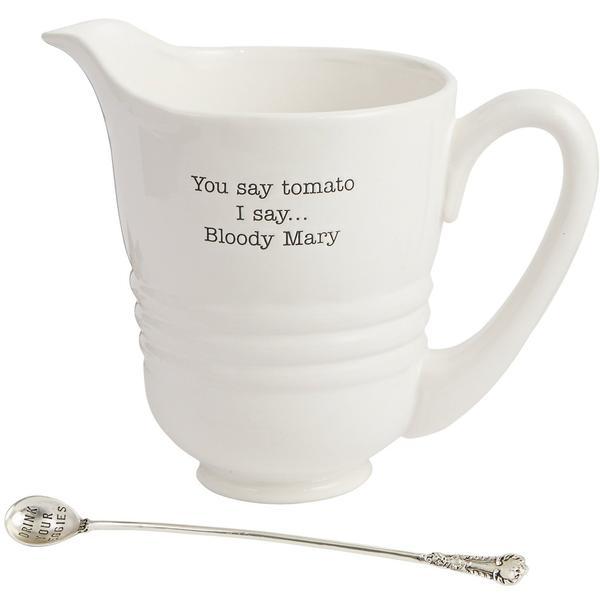 "You Say Tomato I Say...Bloody Mary" Pitcher Set