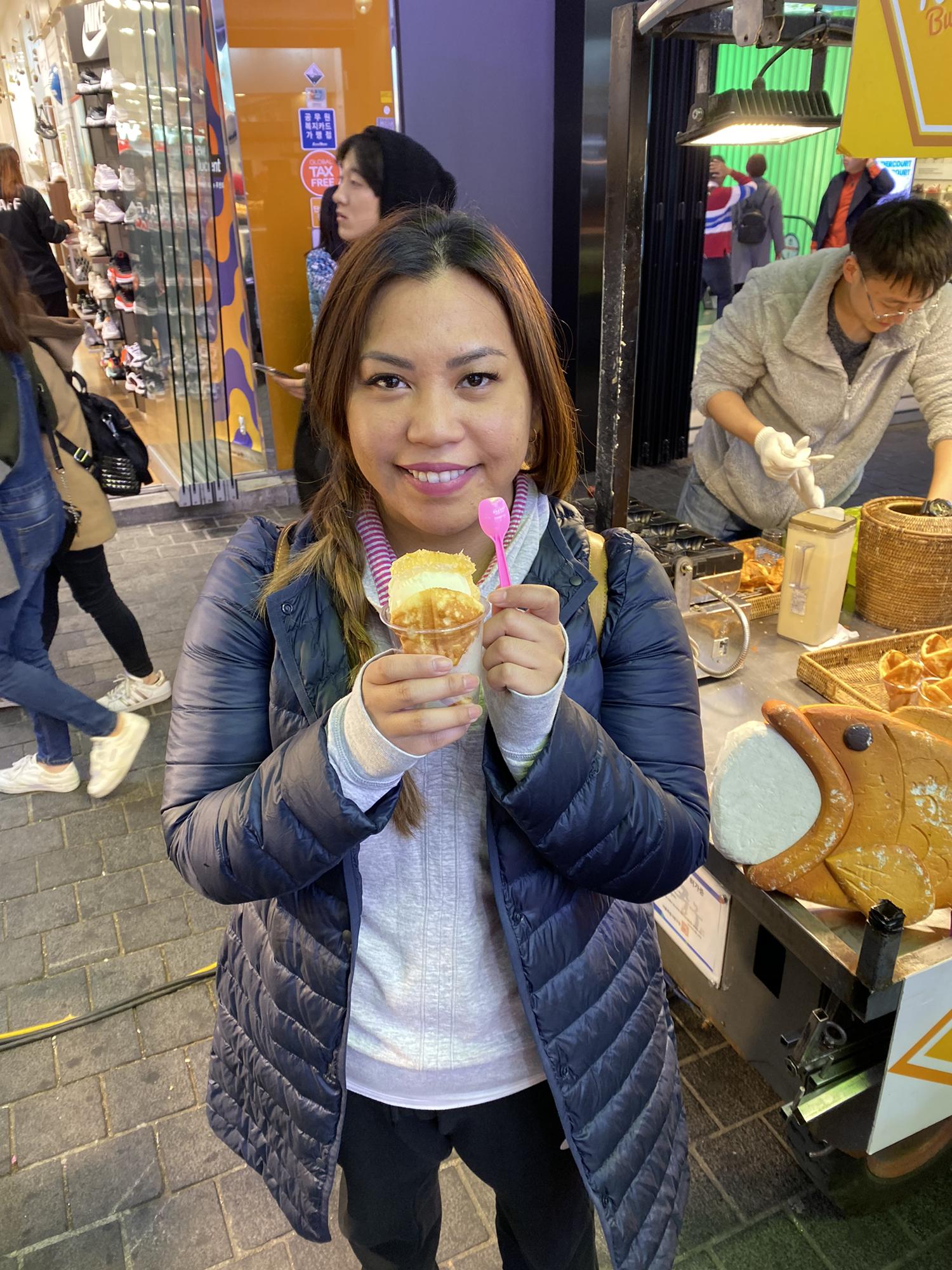 (2019) “Robin, take a picture of me and my honeycomb ice cream.” Seoul, South Korea