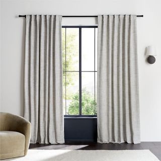 Reid Recycled Blackout Window Curtain Panel