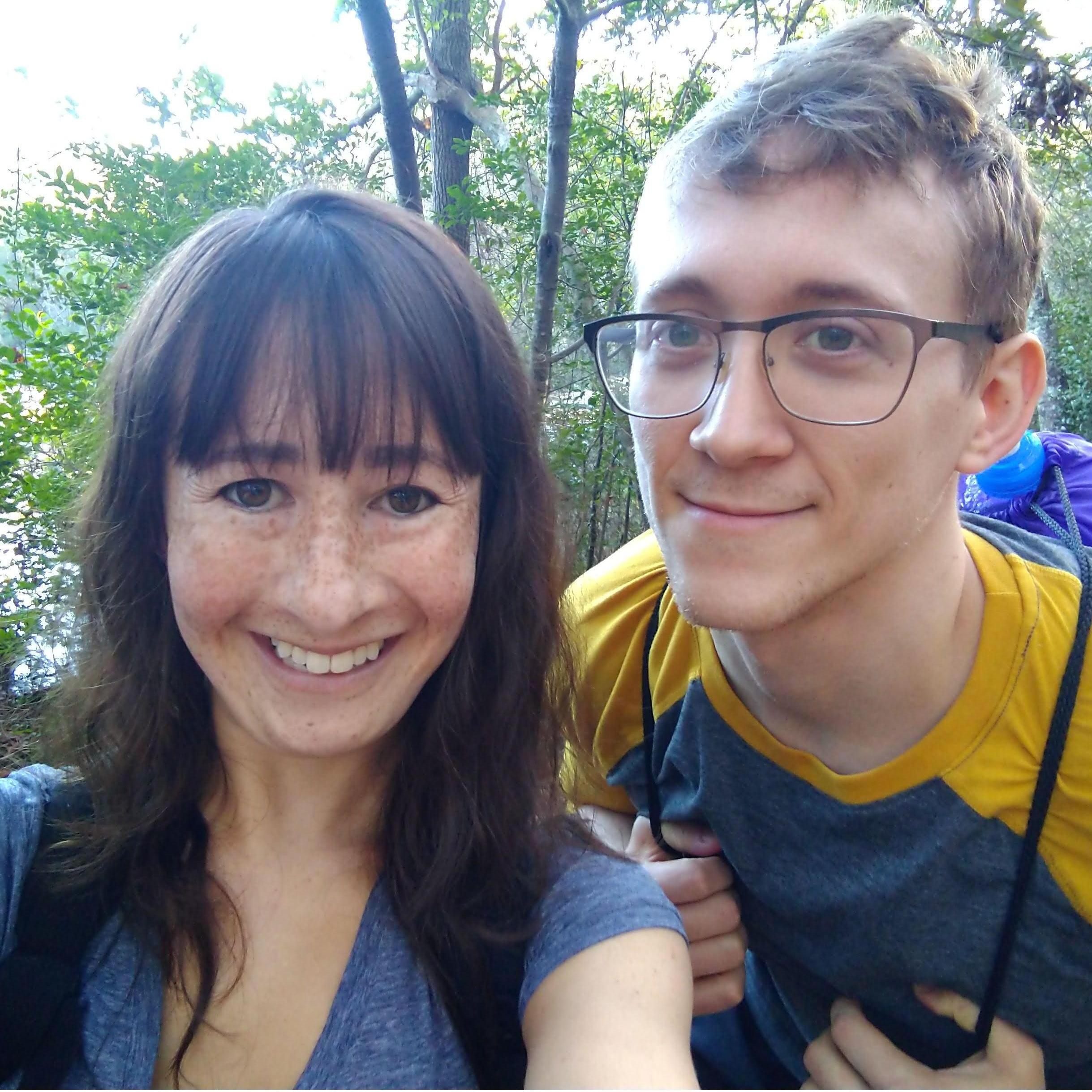 Hiking at an SC state park