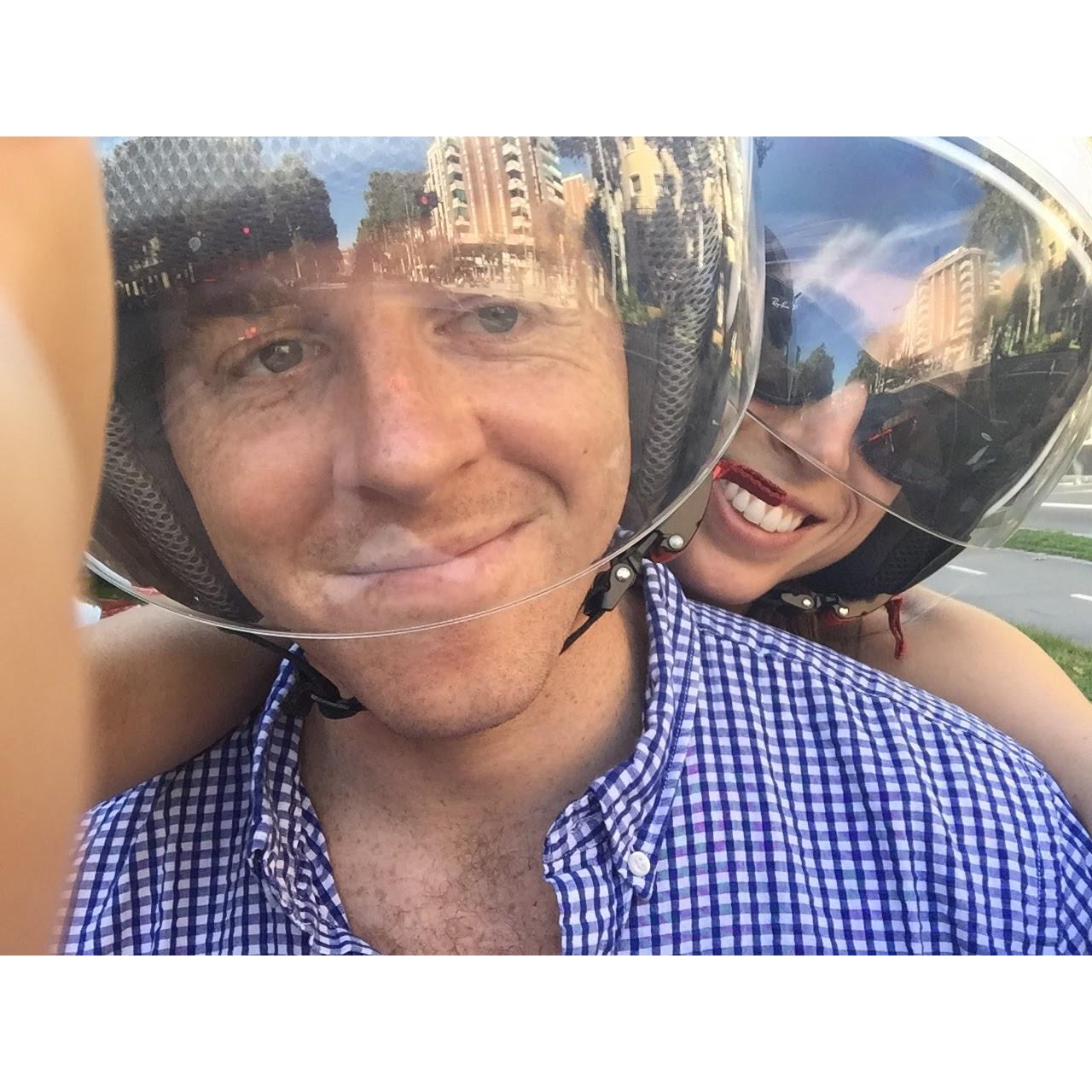 Moped Ride in Barcelona